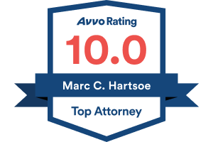 Avvo Rating 10 Marc C. Hartsoe Top Attorney